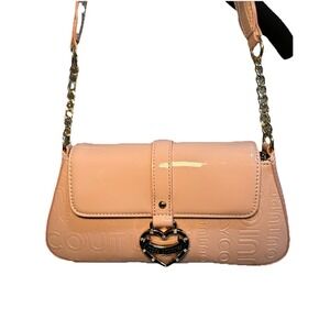 Juicy Couture Mini Puse/Bag My Heart Will Go On Flap Shoulder Dusty Blush Cute